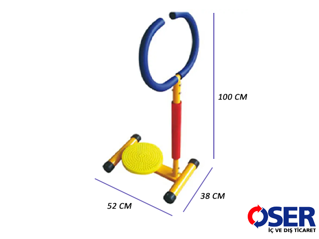30356  -  Spor Aletleri - ocuk Fitness (Bel altrma) Teknik izim
