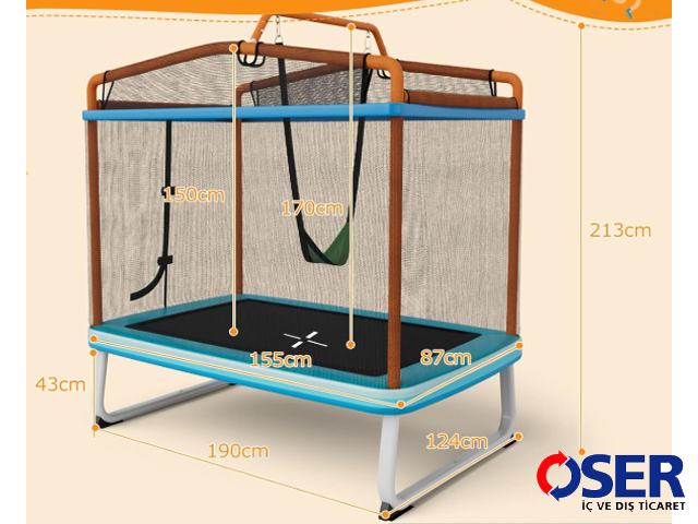 40301 - Basket Potal Step Trambolin Teknik izim