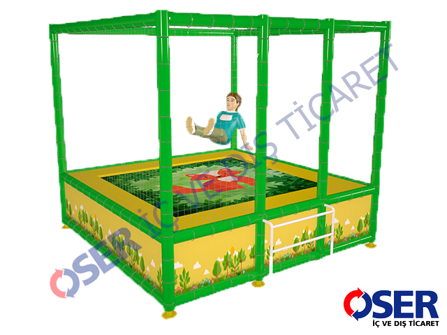 40642  - File Korumal Junior Tekli Trambolin